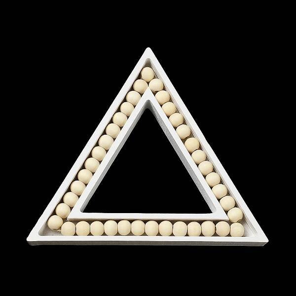 Christmas Wood Triangle Figurines