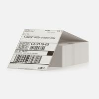 JADENS Thermal Direct Shipping Label (Pack of 500 4x6 Per Fanfold Labels) - Commercial Grade