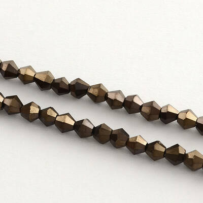 Electroplate Glass Bead Strands