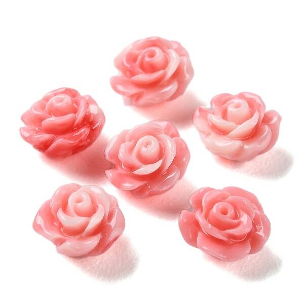 Synthetic Shell Dyed Beads