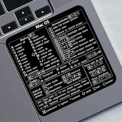 Keyboard Label Sticker, Laptop Keyboard Shortcut Label Stickers, Portable & Practical Computer Keyboard Sticker Suitable for ...