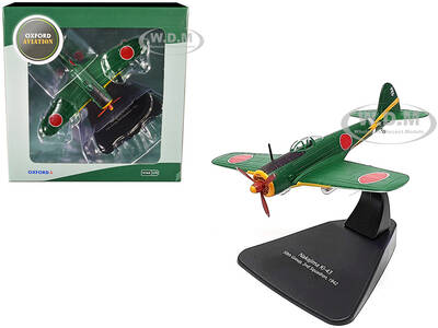 Nakajima Ki-43 Hayabusa Fighter Plane 50th Group, 2nd Squadron, (1942) Oxford Aviation Series 1/72 Diecast Model Airplane b...