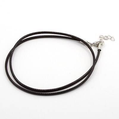 Waxed Cord Necklace Making