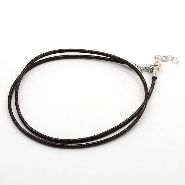 Waxed Cord Necklace Making