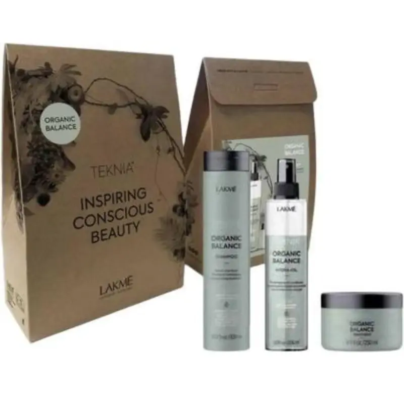Lakmé Teknia Organic Balance Pack 300 ml + 250 ml + 100 ml