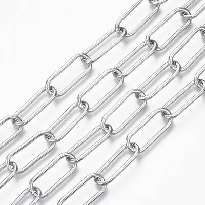 Unwelded Iron Paperclip Chains