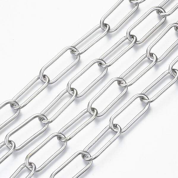 Unwelded Iron Paperclip Chains