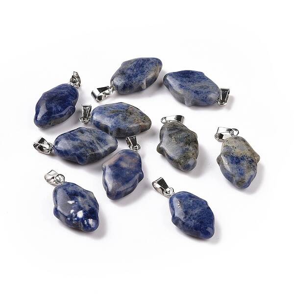Natural Sodalite Pendants