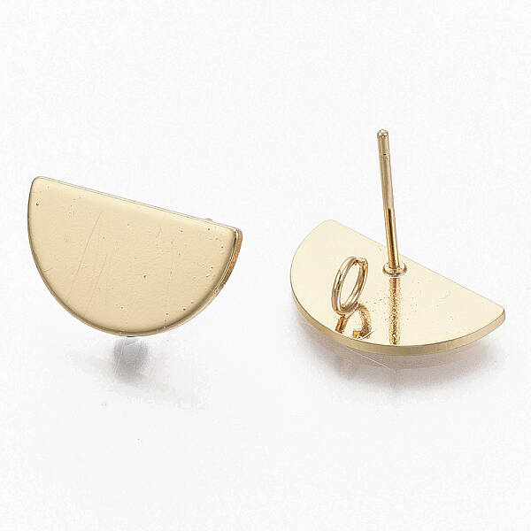 Brass Stud Earring Findings