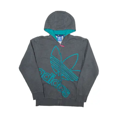 ADIDAS 2013 Hoodie Grey Full Zip Womens S