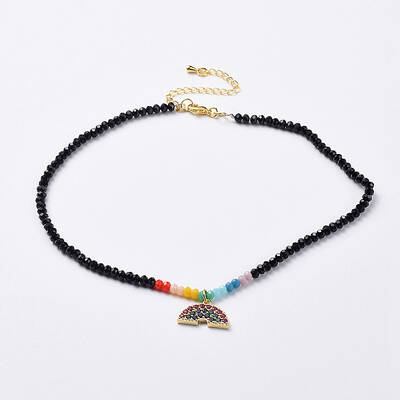 Glass Beads Pendants Necklaces