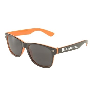 144 Customized Miami Two-Tone Sunglasses - UV 400