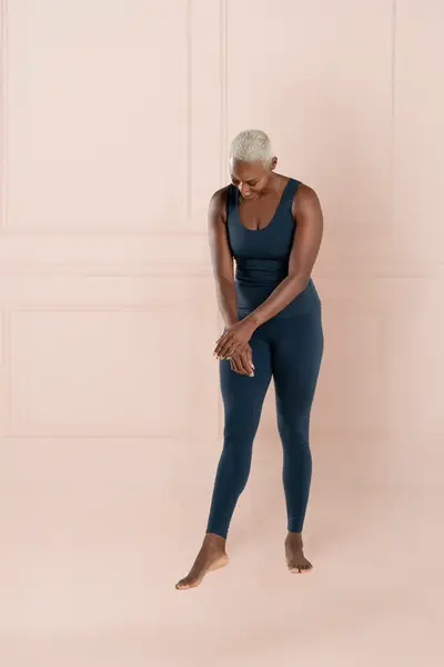 L'Original 27'' Leggings - Supporting Breast Cancer Thrivers | Color: NAV / PNK | Size: S
