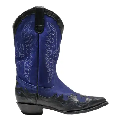 BRAVO Cowboy Boots Blue Synthetic Womens UK 6