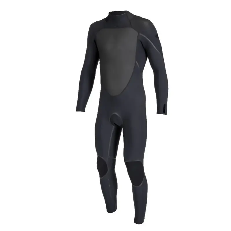Open Box O'Neill 4/3mm Psycho Tech Back Zip Full Wetsuit-Black/Black-X-Large