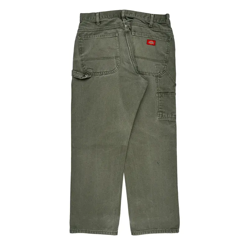 Dickies Carpenter Trousers - 34W 30L Grey Cotton | Size: 34″ waist