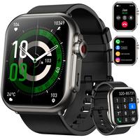 Smart Watch! QONBINK 1.83 Inch Fashion Touch Screen Smart Watch, Digital Fitness Tracker with 100+ Sports Modes Calories Fitn...