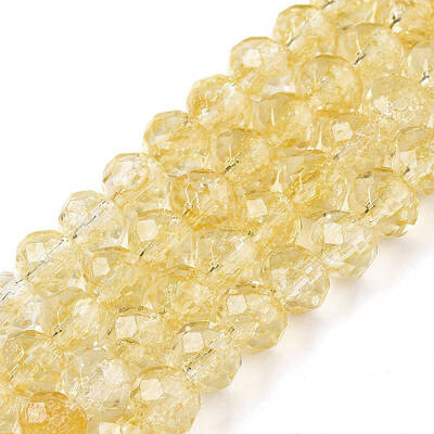Transparent Glass Beads Strands