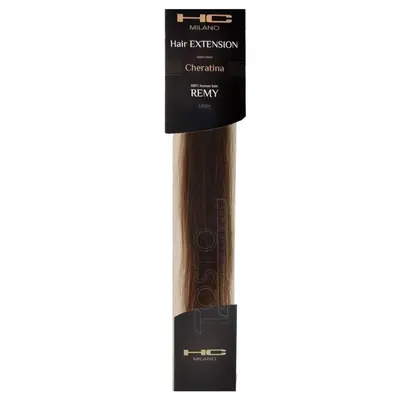 Hc milano Remy Keratin Extensions 50/55 cm Col.3 Dark Brown