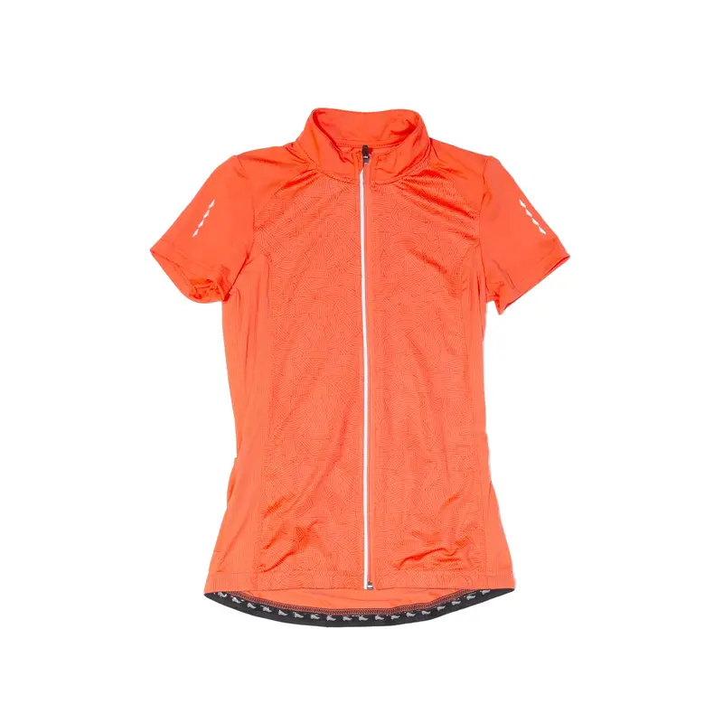CRIVIT Cycling Full Zip Womens Jersey Orange S