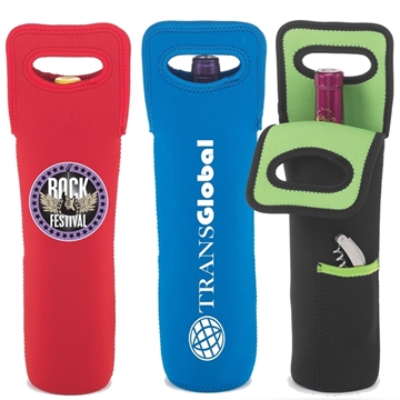 50 Promotional Vineyard Wine Tote - Insulated & Storage Pocket
