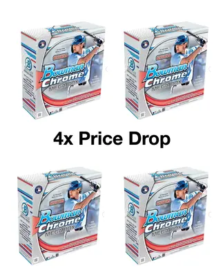 10/9 Price Drop #1 (5:00PM CST) - 4x 2025 Bowman Chrome Megas