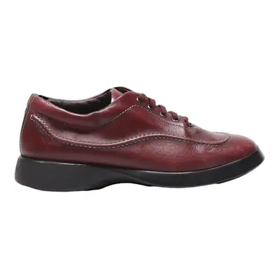 HOGAN Derby Shoes Maroon Leather Mens UK 5