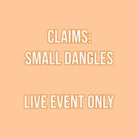 Handmade Polymer Clay Small Dangles - Hypoallergenic Stainless Steel Posts & Hardware, Live Event Only