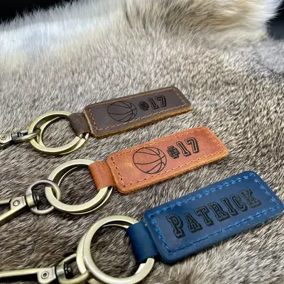 Personalized Basketball Keychains