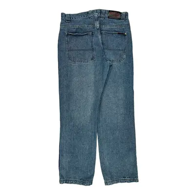 Moda Baggy Jeans - 34W 31L Blue Cotton