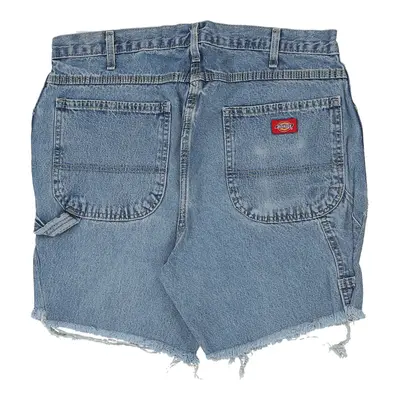 Dickies Carpenter Shorts - 34W 6L Blue Cotton