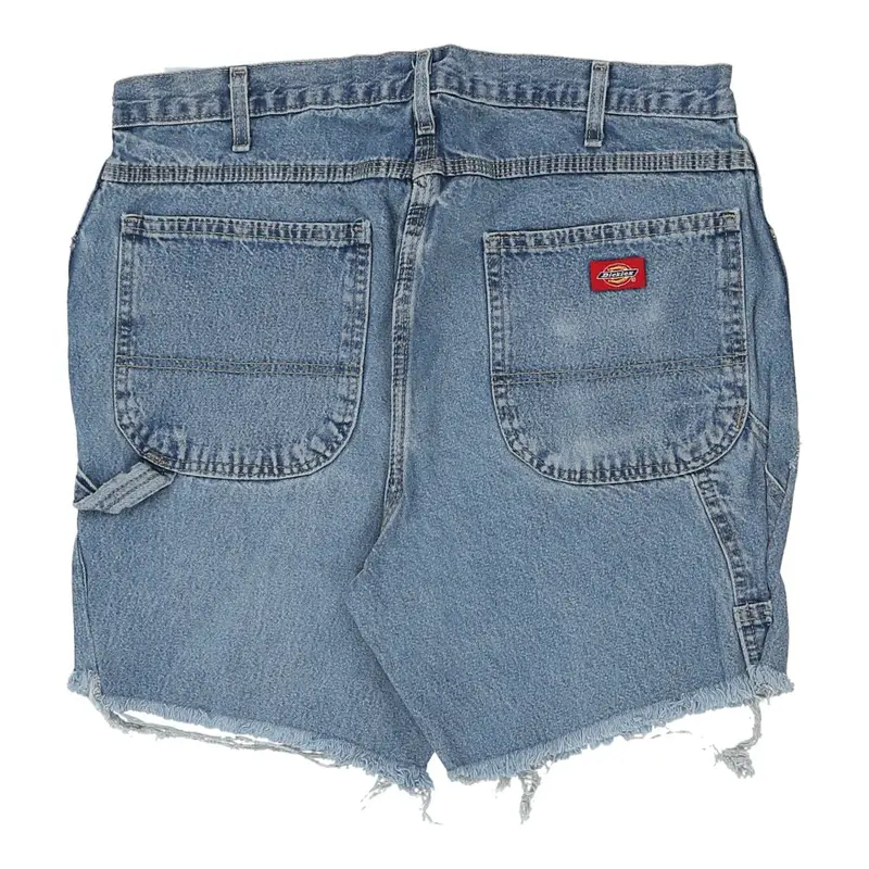 Dickies Carpenter Shorts - 34W 6L Blue Cotton