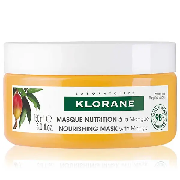 Klorane Maschera Nutriente Per Capelli Secchi E Danneggiati Mango (Maschera Nutriente Al Burro Di Mango) 150 Ml