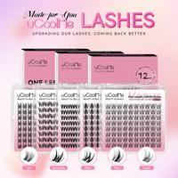 One Size Fairy Flora Venus Aphrodite Vivi Individual Lash Extension with Ultra Thin Band Eyelashes Extensions Long-lasting Ea...