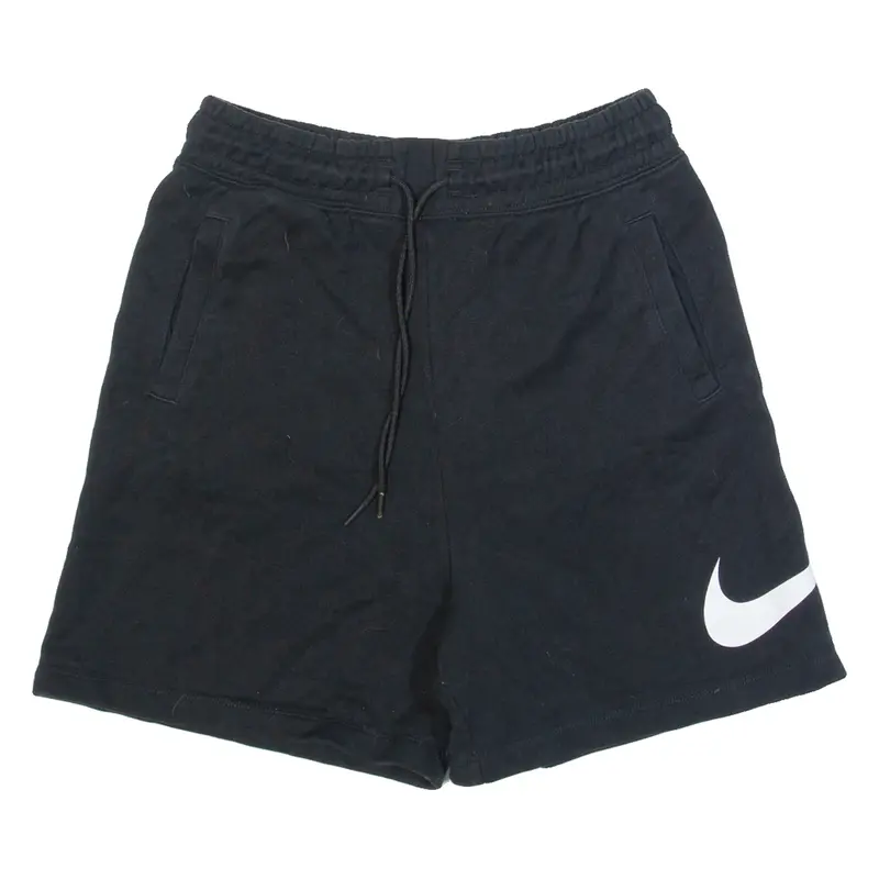 NIKE Mens Casual Shorts Black Relaxed S W26