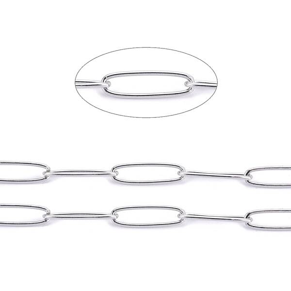 Tarnish Resistant 304 Stainless Steel Paperclip Chains