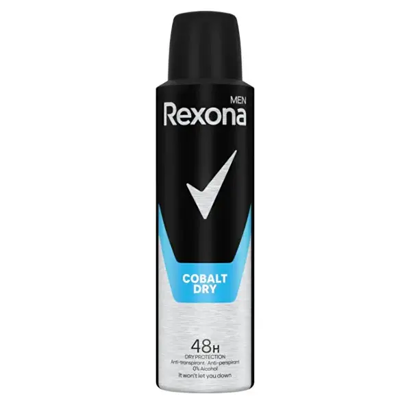 Rexona Spray Antitraspirante Uomo Cobalt Motionsense Dry 150 Ml