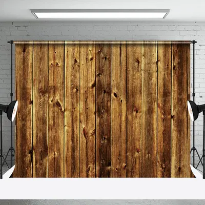 Retro Brown Wood Grain Texture Photography Backdrop - Aperturee
