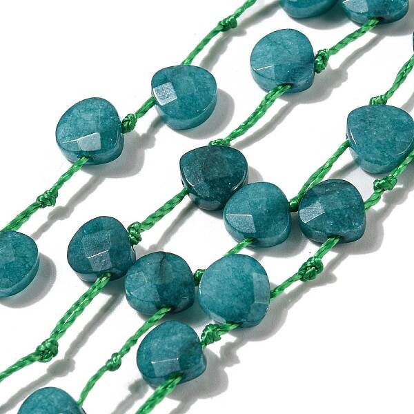 Synthetic Turquoise Dyed Beads Strands