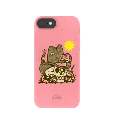 Bubblegum Pink Snakebite iPhone 6/6s/7/8/SE Case