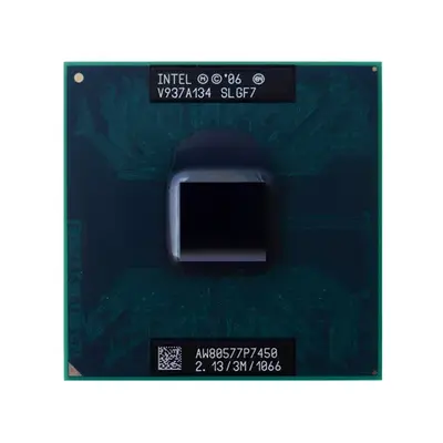 481376-001 HP 2.13GHz 1066MHz FSB 3MB L2 Cache Socket PGA478 Intel Core 2 Duo P7450 Dual-Core Processor