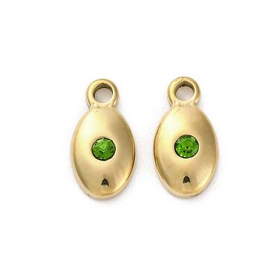Real 14K Gold Plated 304 Stainless Steel Charms