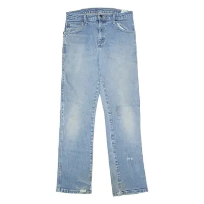 DICKIES Distressed Mens Jeans Blue Regular Skinny Stone Wash W30 L30