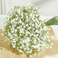 10/15pcs Artificial Flowers Baby Breath Flower Fake Gypsophila for Wedding Party Home Decoration Floral Bouquets DIY Accessor...