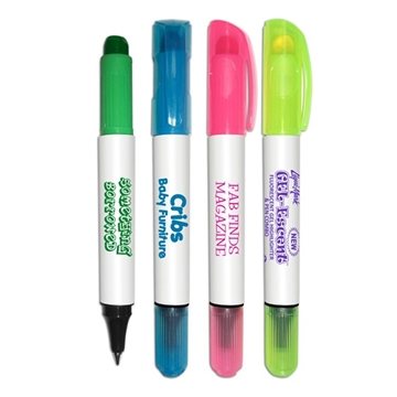 200 Customized Gel-Brite - Gel Highlighter & Ball Point Pen Combo ...