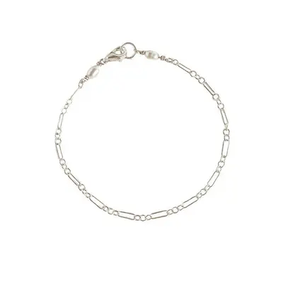 Lily Chain Bracelet Silver | Size: 6.5 in