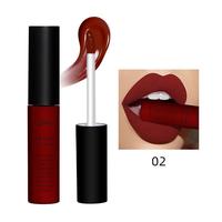 Music Festival Makeup Matte Liquid Lipstick, Long Lasting Glossy Lip Care Colorfast Maroon Lip Gloss for All Occasions Lip Ma...