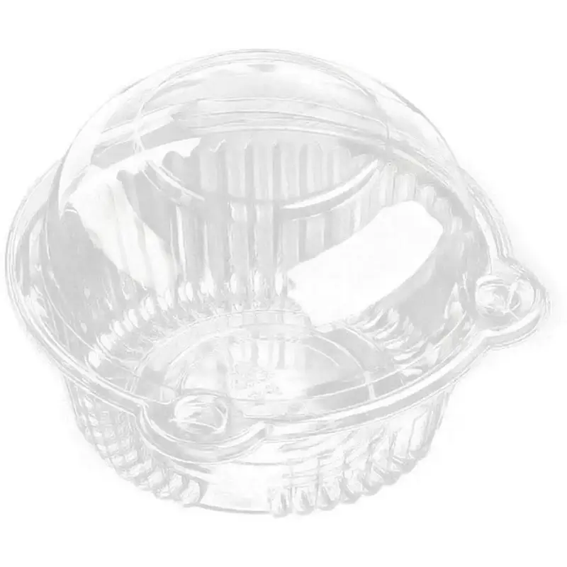 Cupcake Holders Individual,50 Count Cupcake Containers Disposable Clear Plastic Single Muffin Dome Holders Cases Individual C...