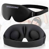 snoozzzed Memory Foam 3D Sleep Mask - Fits all Sizes, Adjustable, Comfortable
