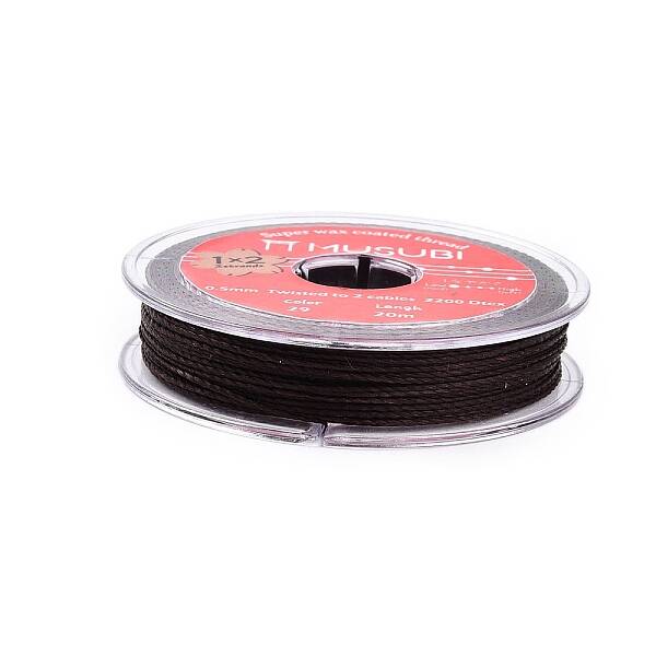 2-Ply Round Waxed Cotton Thread Cords